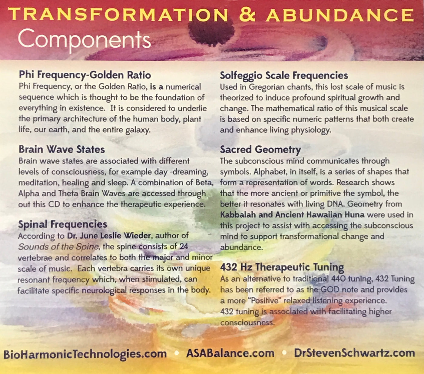 Transformation and Abundance